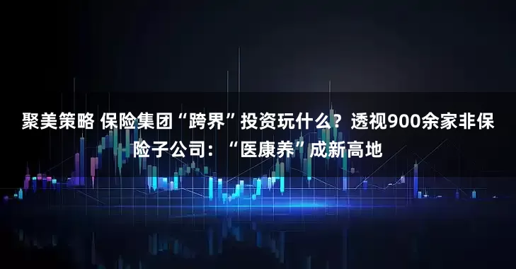 聚美策略 保险集团“跨界”投资玩什么？透视900余家非保险子公司：“医康养”成新高地