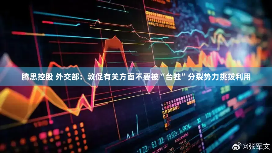 腾思控股 外交部：敦促有关方面不要被“台独”分裂势力挑拨利用