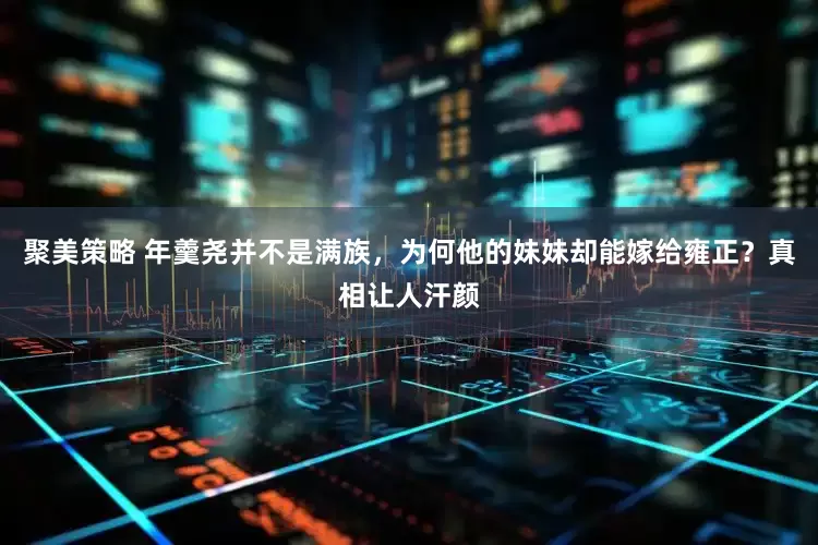 聚美策略 年羹尧并不是满族，为何他的妹妹却能嫁给雍正？真相让人汗颜